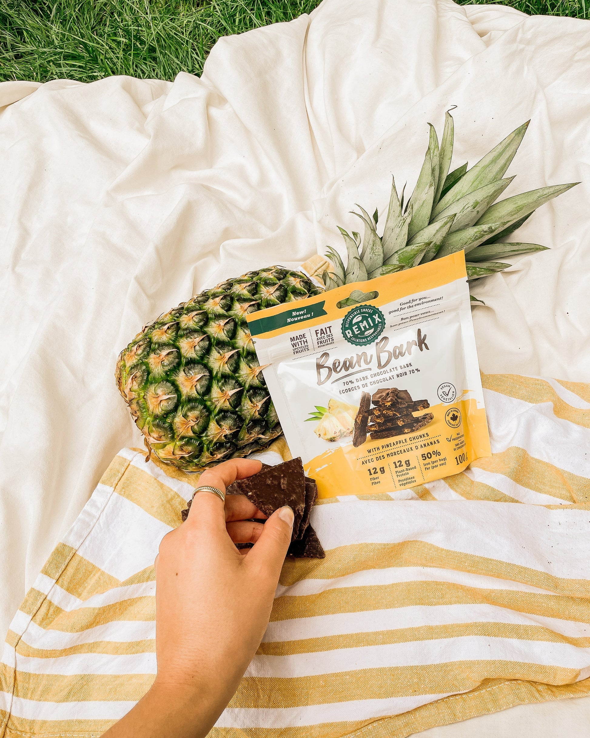 Bean Bark Pineapple - Remix Snacks