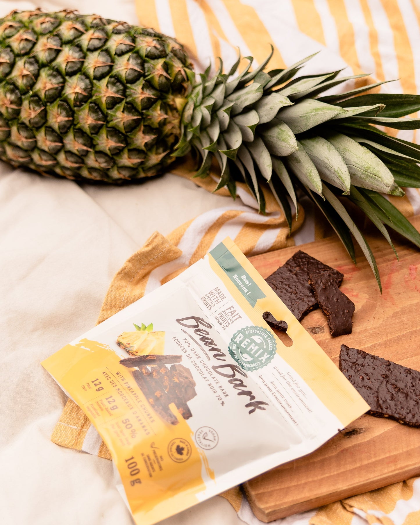 Bean Bark Pineapple - Remix Snacks