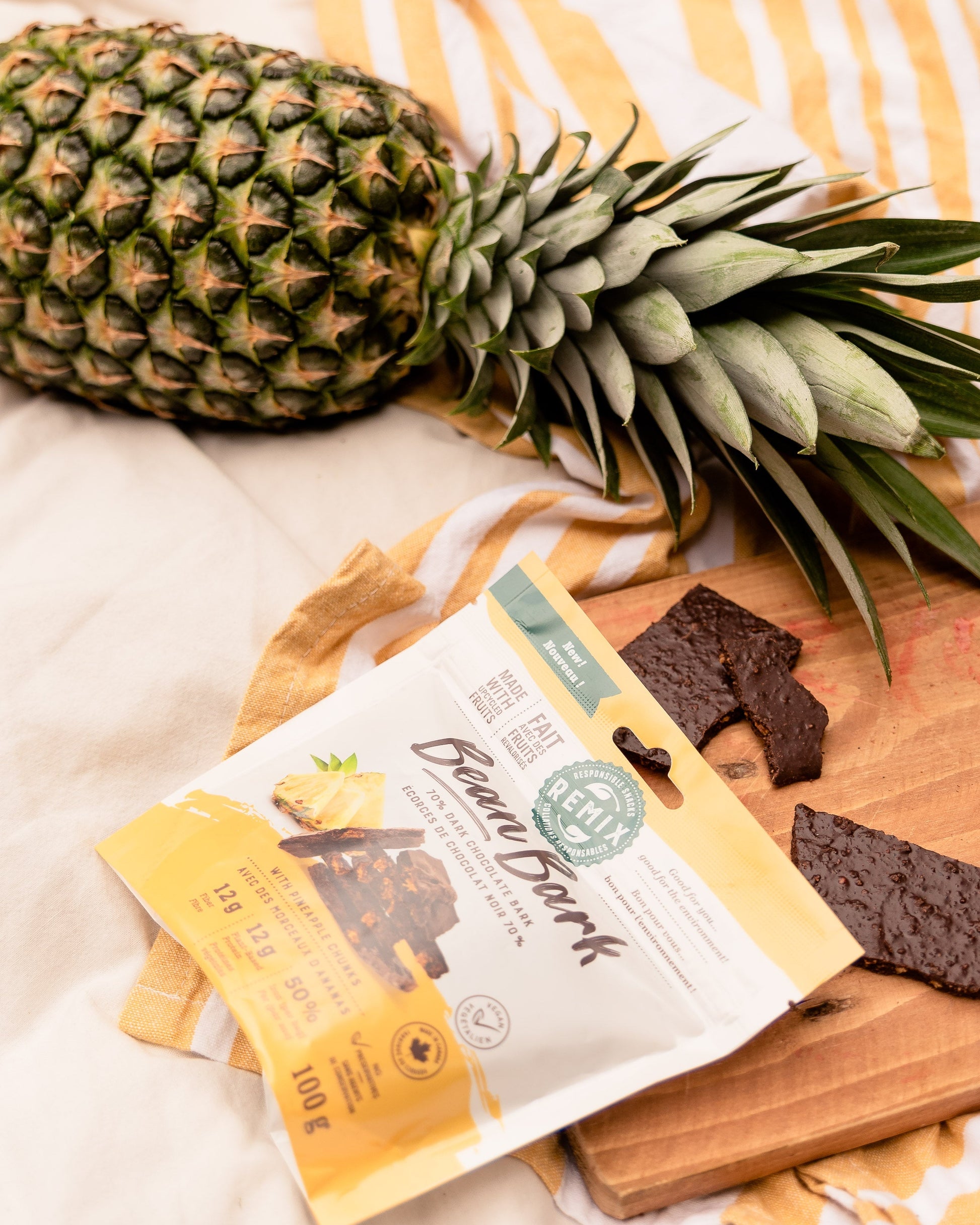 Bean Bark Pineapple - Remix Snacks