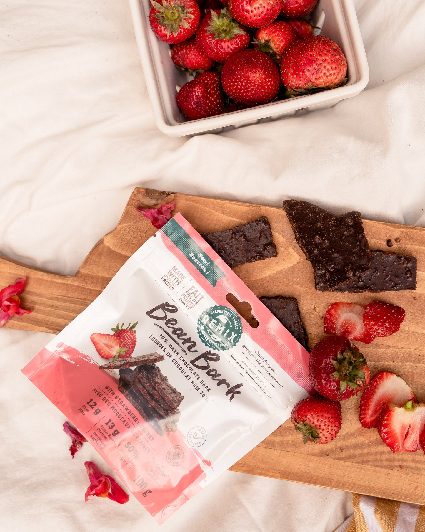 Bean Bark Strawberry