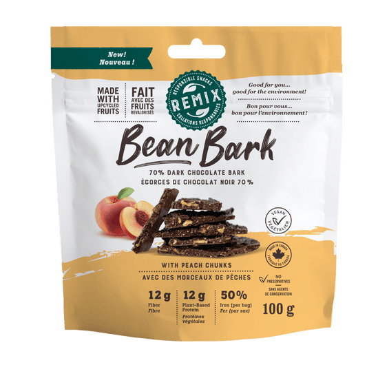 Bean Bark Peach - Remix Snacks