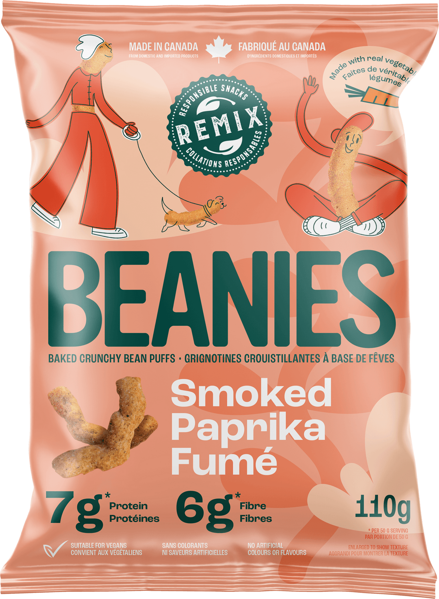 Beanies Smoked Paprika - Remix Snacks